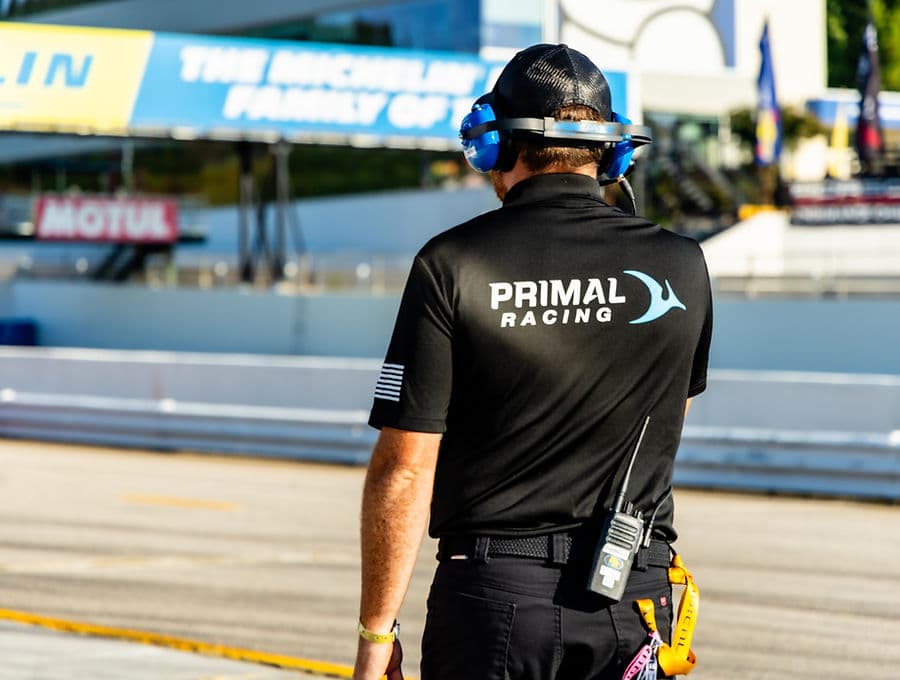 Primal Racing on track