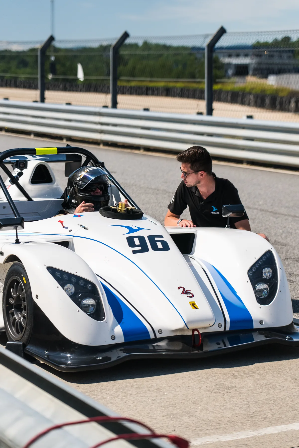 Racing school instruction — classroom and on-track coaching